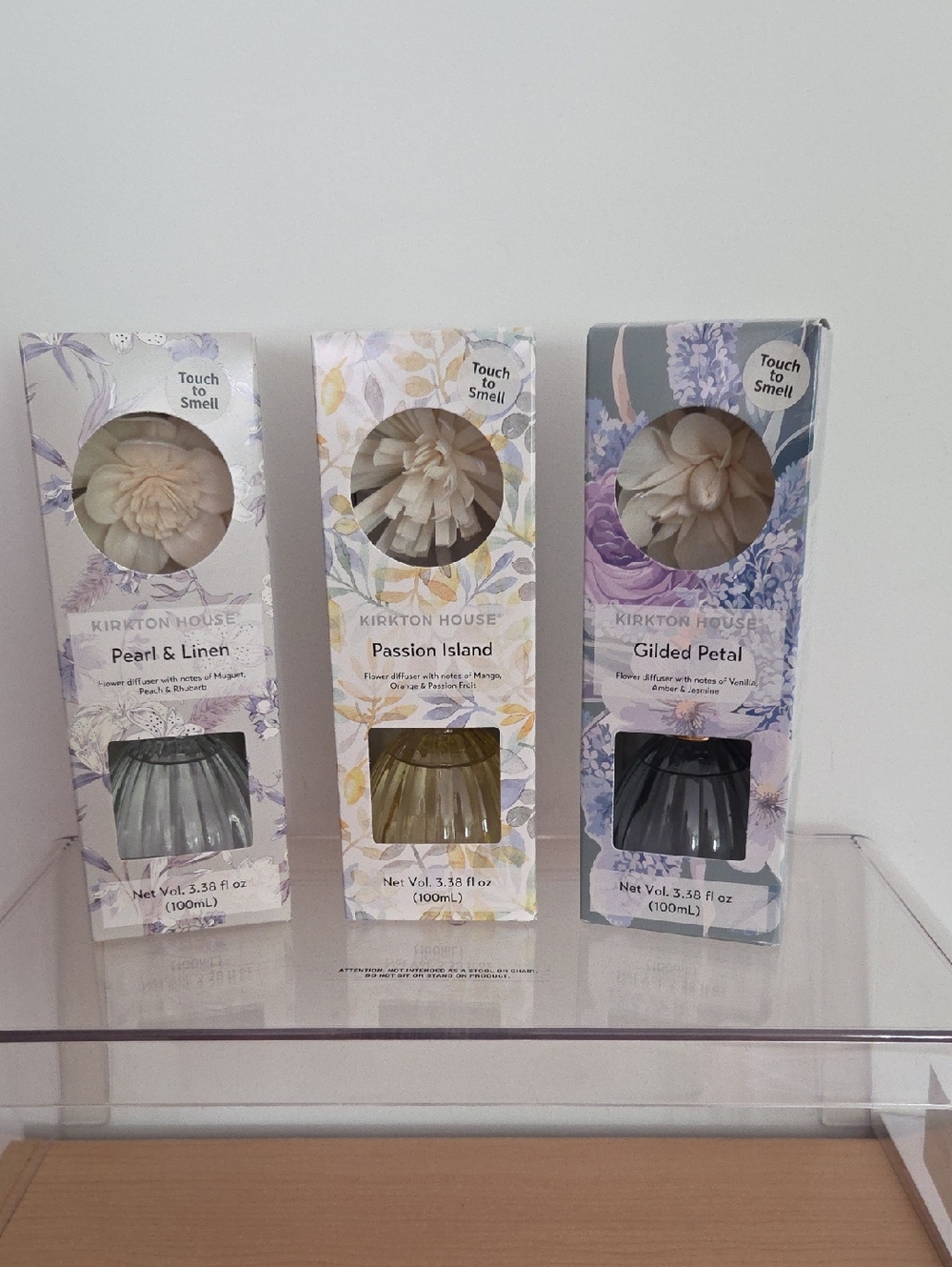 Kirkton House Pearl & Linen, Passion Island & Gilded Petal NWT